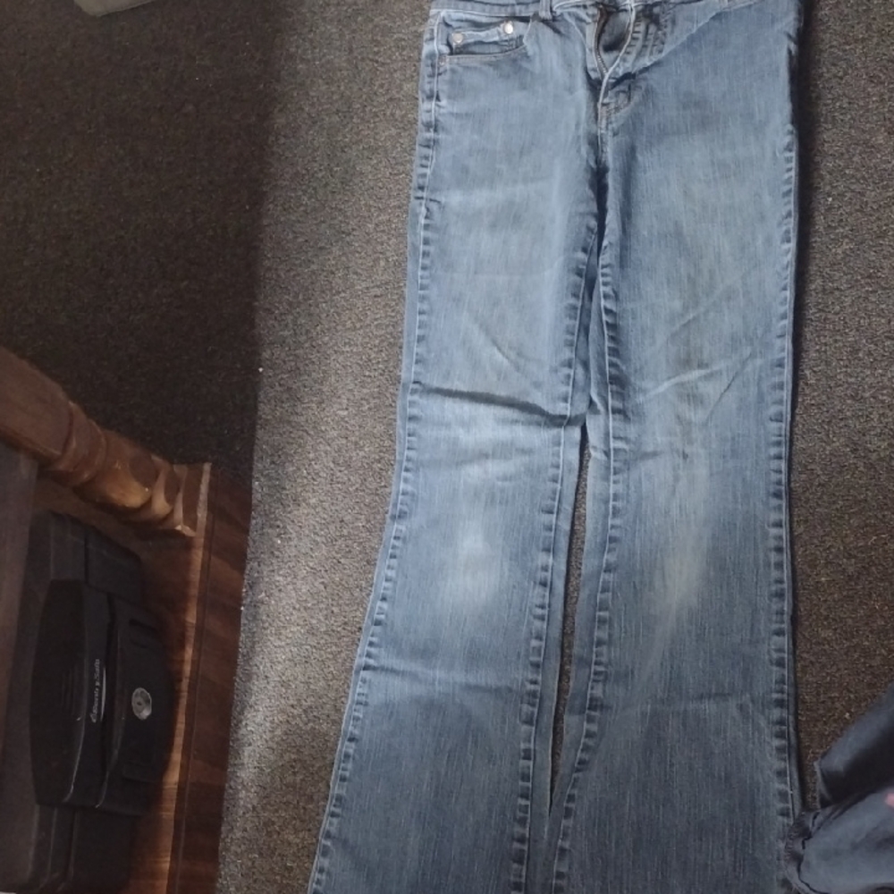 New York & Company Blue Flare Jeans Size 10